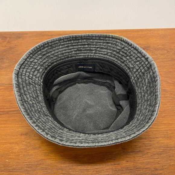 Urban Outfitters Vented Charcoal Gray Unisex Bucket Hat Inner Band Size 22.5” - Picture 8 of 8